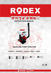 RODEX X9614 Instruction Manual
