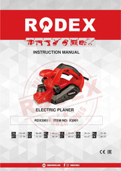 RODEX X3901 Instruction Manual
