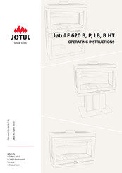 Jøtul F 620 B Operating Instructions Manual