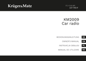 Krüger & Matz KM2009 Owner's Manual