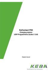 Keba KeContact P20 Udp Programmers Manual