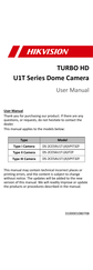 HIKVISION DS-2CE59U1T-VPIT3ZF User Manual