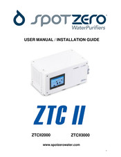 spotzero ZTCII3000 User Manual & Installation Manual