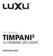 Luxli ORC-TIMPANNI-M2 Quick Start Manual
