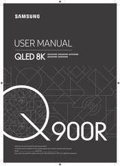 Samsung QLED 8K QN55Q900RB User Manual