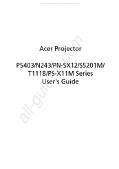 Acer PN-S12 Series User Manual