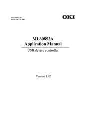 Oki ML60852A Applications Manual