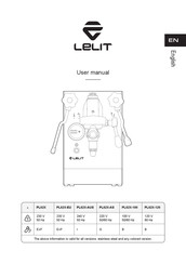Lelit PL62X-100 User Manual