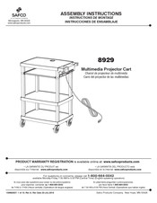 LDI Spaces SAFCO 8929 Assembly Instructions Manual