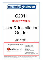 Maidaid Halcyon C2011 User And Installation Manual