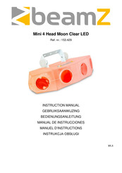 Beamz LED Mini 4 head moon Instruction Manual