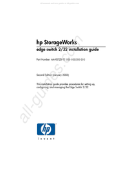 HP AA-RSTZB-TE/958-000290-000 Installation Manual