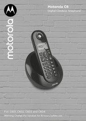 Motorola C603 Instructions Manual