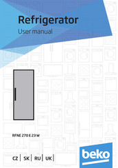Beko RFNE 270 E 23 W User Manual