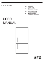AEG RCB736D7MB User Manual