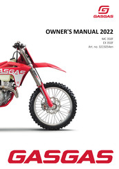 GAS GAS MC 350F 2022 Owner's Manual