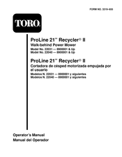 Toro ProLine 22040 Operator's Manual