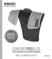 HoMedics COMFORTPROELITE NMS-450H Instruction Manual And  Warranty Information