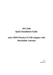 Netis WF-2106 Quick Installation Manual