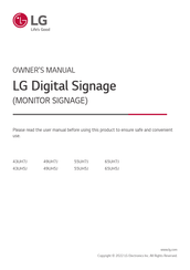 LG 49UH5JH Owner's Manual