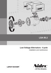 Nidec LAROY-SOMER LSA 50.2 Installation And Maintenance Manual