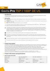 Gavita Pro 1000e Manual