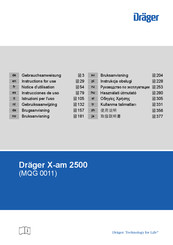 Dräger X-AM 5000 Instructions For Use Manual