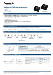Panasonic ERZHF2M220F Quick Start Manual