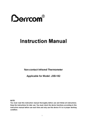 Berrcom JXB-182 Instruction Manual
