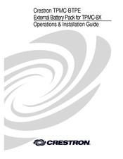 Crestron TPMC-BTPE Operations & Installation Manual