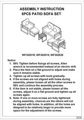 Modern WF302520 Assembly Instruction Manual