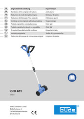 GÜDE GFR 401 Original Instructions Manual