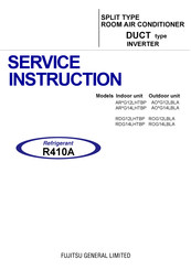 Fujitsu AO G12LBLA Series Service Instruction
