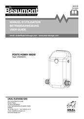 Beaumont POSTE HOBBY SB230 User Manual