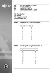Goobay TV EasyFix Invisible XL User Manual