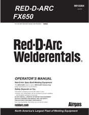 Airgas RED-D-ARC WELDERENTALS FX650 Operator's Manual