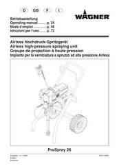 WAGNER ProSpray 26 Operating Manual