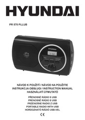 Hyundai PR 570 PLLUB Instruction Manual
