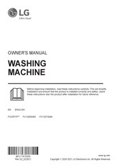 LG FV1207S4W Owner's Manual