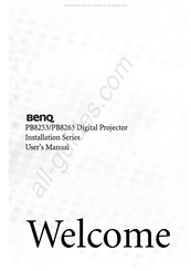 BenQ PB8263-XGA User Manual