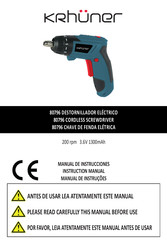 KRHÜNER 80796 Instruction Manual