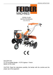 Feider Machines FMTCPRO100 Instruction Manual