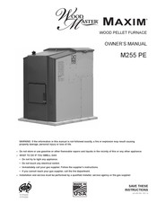 Wood master MAXIM M255 PE Owner's Manual