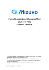 Mizuho 18-042-23 Operator's Manual