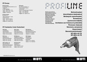 BTI PROFILINE BTI-BS 6-45 TE Operating Instructions Manual