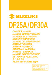 Suzuki DF30A 2014 Owner's Manual