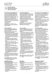Pilz PNOZ e6.1p Operating Instructions Manual