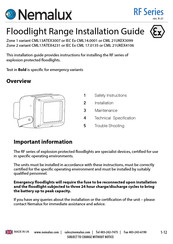Nemalux CML13ATEX3007 Installation Manual