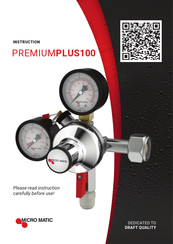 Micro Matic PREMIUMPLUS100 Instruction Manual