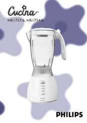 Philips Cucina HR1754/6 Instructions Manual